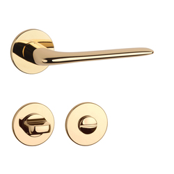 Klika na dveře AS - VIOLA - R 5S OLV - Mosaz leštěná lakovaná