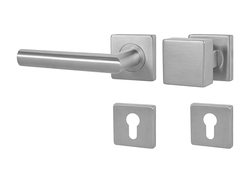 Klika na dveře MP - FAVORIT - HR BN - Broušená nerez