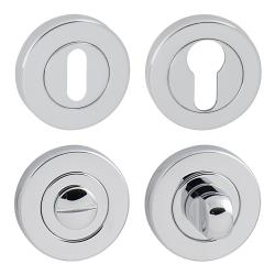 FO - ROZETA - R OC - ​​Chrom lesklý