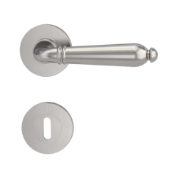 Klika na dveře GK - CAROLA - R Sametově šedá (25)