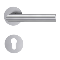 Klika na dveře GK - LUCIA PIATTA S - R BN - Broušená nerez (71)