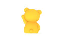 DHINK436-01 DHK - Silikonová noční lampička - Žlutý medvídek 