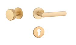 Klika na dveře AT - FRAGOLA - R 7S OLS - Mosaz broušená