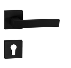 Klika na dveře TI - SQUARE - HR 2275Q BS - Černá matná (153)