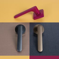 Klika na dveře CB - MOOD ONE - R Hnědá matná (C02)