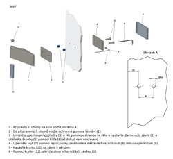 TI - Pant na sklo horizontální 3697 NP - Nikl perla (142)