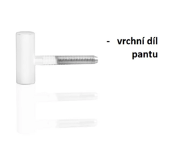 OV - Pant nenastavitelný vrchní 100/15 Bílá lesklá (RAL 9010)