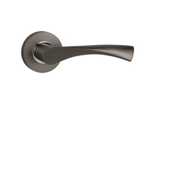 Klika na dveře MP - SPIRIT - R T/OC - Titan / chrom lesklý