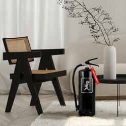 SN - HASICÍ PŘÍSTROJ 6 KG Černá lesklá / stříbrný lesklý emblém