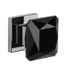 Madlo na dveře AS - MADLO QUINCE - HR 7S OC/černý křišťál - Chrom lesklý / černý křišťál