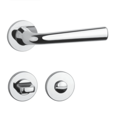 Klika na dveře AS - TULIPA - R 7S OC - Chrom lesklý