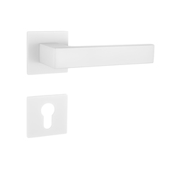 Klika na dveře TI - SQUARE - HR 4275Q 5S WS - Bílá matná (152)