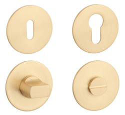 Rozeta ke klice SH - ROZETA - R 3SM OLS - Mosaz broušená