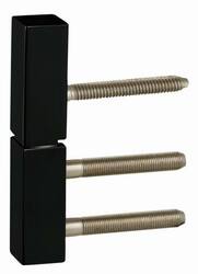 TI - Hranatá krytka na závěs - 0251 BOC - Černý chrom lesklý (124)