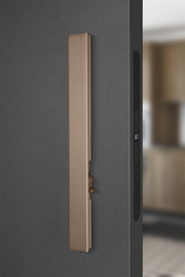 Madlo na dveře FT - MADLO SECRET s uzamykáním CUM - Měď matná