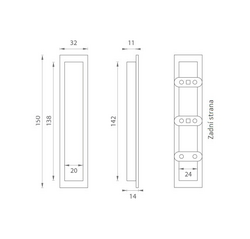 PR - Mušle bez otvoru 1097Z OC - Chrom lesklý
