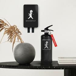 SN - HASICÍ PŘÍSTROJ 2 KG Černá lesklá / stříbrný lesklý emblém