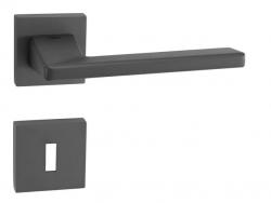 Klika na dveře TI - JUNIOR - HR 4140Q BS - Černá matná (153)