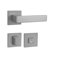 Klika na dveře MP - HIT - HR SQ6 OCS - Chrom broušený