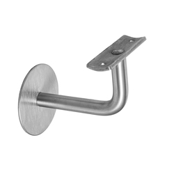 LR - DRŽÁK ZÁBRADLÍ se zaoblenou plochou 60/76 BN - Broušená nerez