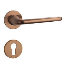 Klika na dveře AS - HIACYNTA - R 5S CUM PVD - Měď matná PVD