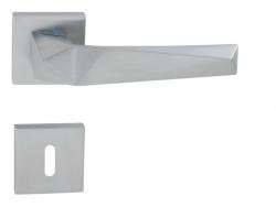 Klika na dveře CE - PIRA - HR OCS - Chrom broušený