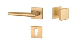 Klika na dveře AS - JASMINA - HR 7S OLS - Mosaz broušená