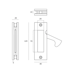JNF - Mušle IN.16.318 BN - Broušená nerez
