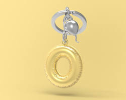 MTM10O MTM - KLÍČENKA - Písmeno O 