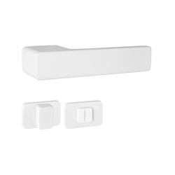 Klika na dveře MPK - PERFECTA - RT WS - Bílá matná