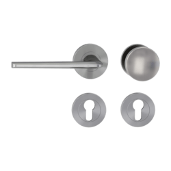 Klika na dveře GK - REMOTE - R Velvet šedá (22)