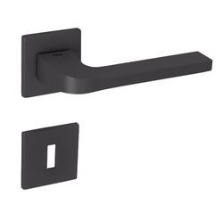 Klika na dveře TI - SUPRA - HR 3097Q 5S BS PVD - Černá matná PVD (155)