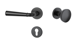 Klika na dveře ASM - MARIGOLD 1 - R 7S BS - Černá matná