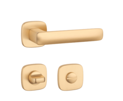 Klika na dveře AS - STELLA - QR 7S OLS - Mosaz broušená