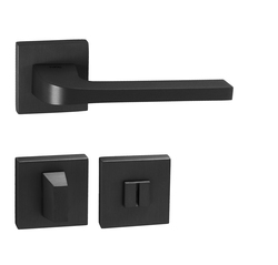 Klika na dveře TI - SUPRA - HR 3097Q BS - Černá matná (153)