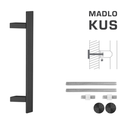 Madlo na dveře FT - MADLO kód K41Z 40x10 mm UN ks BS - Černá matná
