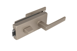 TI - ZÁMEK na sklo s klikou SONIA 4026 - WC NP - Nikl perla (142)