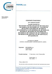 Klika na dveře MP - COSLAN - R BS - Černá matná