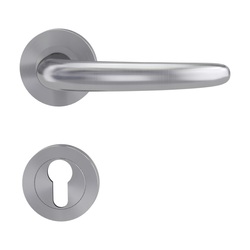 Klika na dveře GK - ULMER PROF - R BN - Broušená nerez (71)