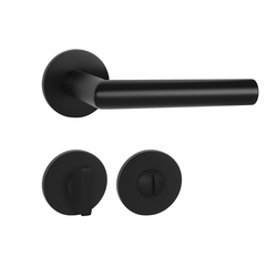 Klika na dveře TI - FAVORIT - R 2002 5S BS - Černá matná (153)