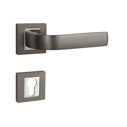 Klika na dveře MP - CYNTHIA - HR T/OC - Titan / chrom lesklý