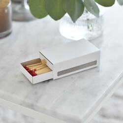 SN - DESIGNOVÁ Krabička na zápalky Bílá matná