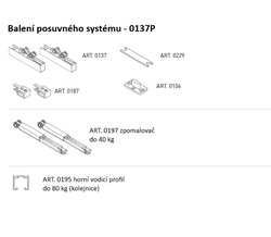 SC - POSUVNÝ SYSTÉM SERIES 100 SILENT FILO S 40 KG SP STM - Stříbrná matná