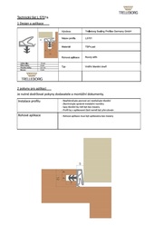 OS - Těsnění do zárubně (bezfalcové dveře) L 5701 Šedá