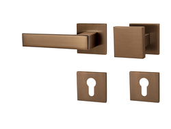 Klika na dveře MP - HIT - HR SQ6 CUM - Měď matná