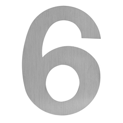 LR - Domovní číslice "6"/"9" - 150 mm BN - Broušená nerez