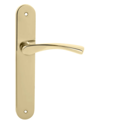 Klika na dveře FO - FAN - SO OLV - Mosaz leštěná lakovaná