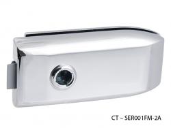 CT - 6000 Kování na skleněné dveře OC - ​​Chrom lesklý