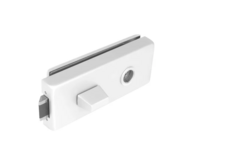 TI - Zámek na skleněné dveře WS - Bílá matná (152)