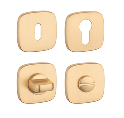 Rozeta ke klice AS - ROZETA - QR 7S OLS - Mosaz broušená